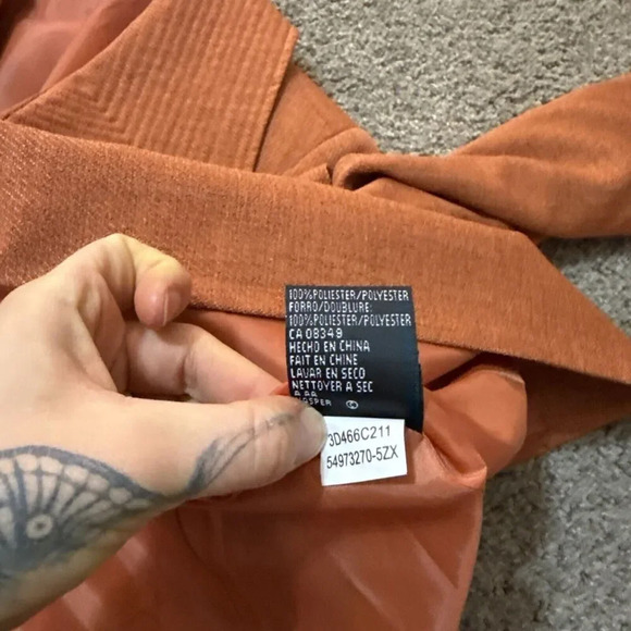 Kasper Blazer Suit Set Women 14 Burnt Sierra Tweed Office Church Business Preppy - Picture 8 of 15